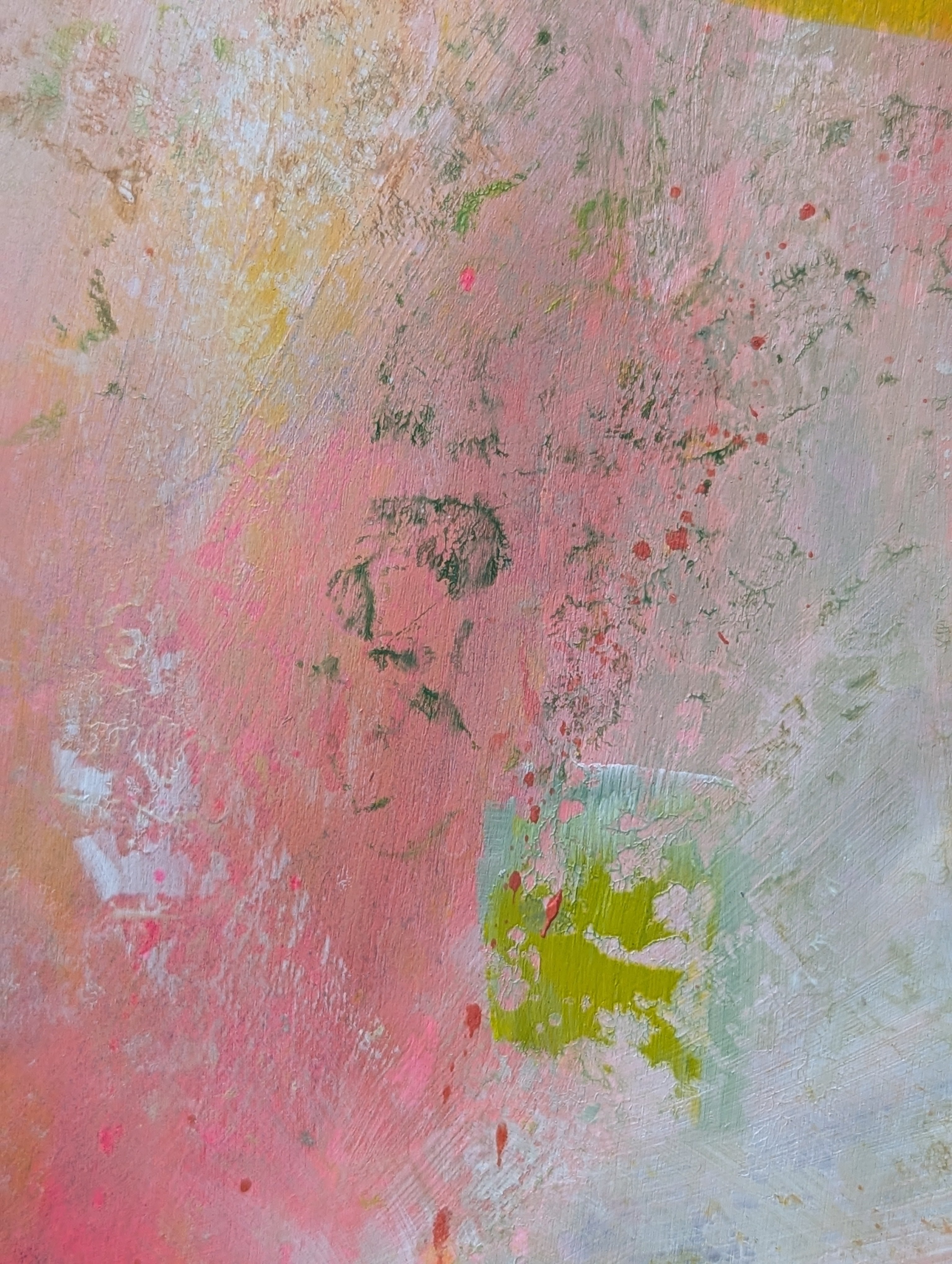 Original Bee Abstract Art Painting